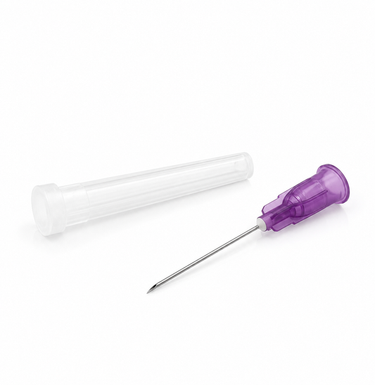 Lila hypodermisk kanyl 24G 0,55x25mm