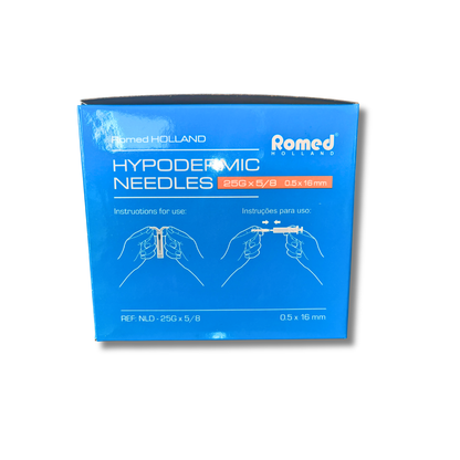 100st Orange kanyl Romed  (25G 0,50 x 16mm)