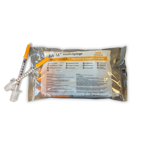 Insulinsprutor U-100 1ml 29G 0,33 x 12mm-10st