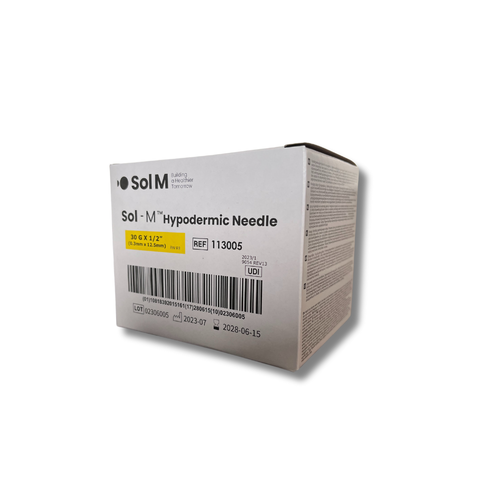 100st Gul kanyl (30G 0,30 x 12,5mm) – Kanyler.com