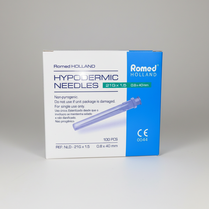 100st Grön kanyl Romed (21G 0,80 x 40mm)