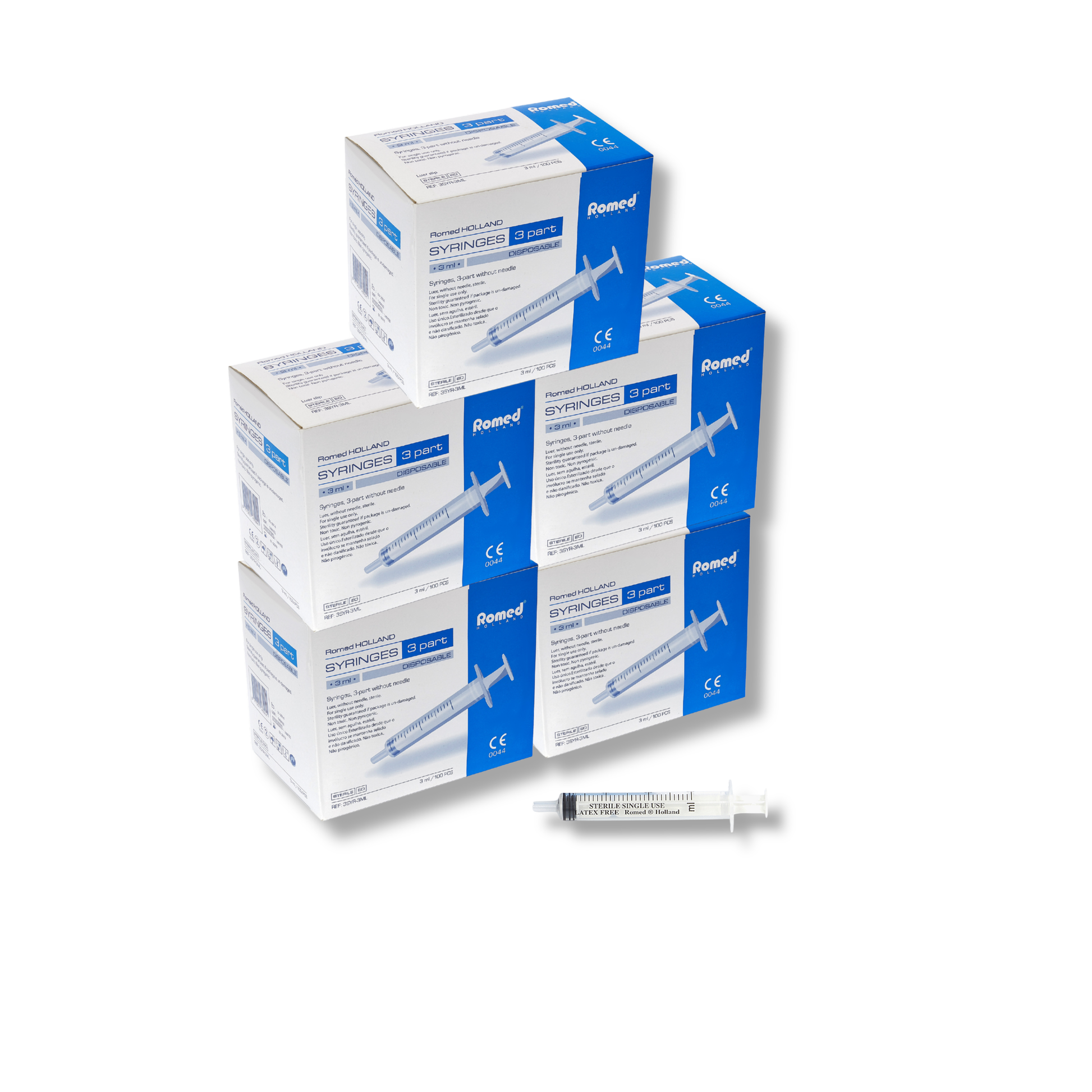 Sprutor 3ml 3-komponent 500st