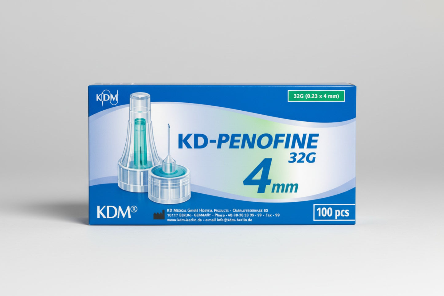 KD Penofine 32G 4mm sterila pennkanyler