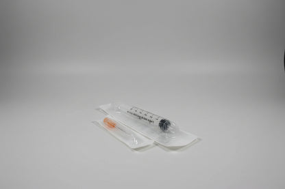 Romed sprutor 3 ml + orange kanyl (25G) – 3-komponent