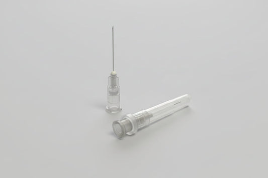 kanyl Romed (27G 0,4 × 20mm) Grå
