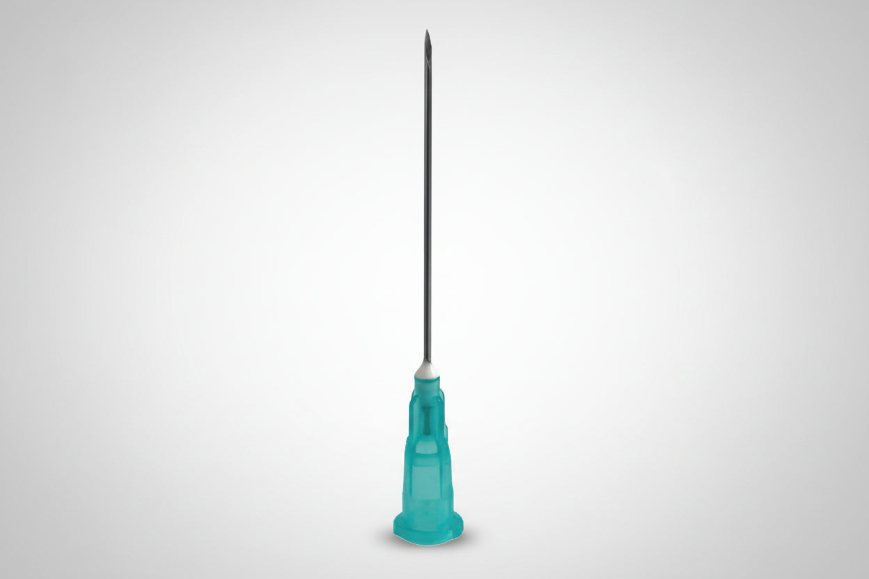 Grön steril engångskanyl 21G 0.8x40 mm