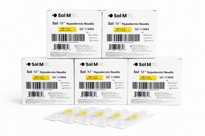 Gul kanyl 30G 0,30x12,5mm – Sol-M