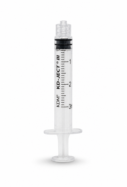 KD-Ject 3 ml Luer Lock 3-komponent spruta från KDM 